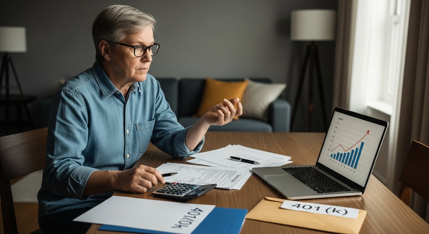 Muchos estadounidenses llegan a la jubilación con ahorros en sus cuentas 401(k), pero temen quedarse sin fondos y postergan decisiones sobre el retiro (Imagen Ilustrativa Infobae)