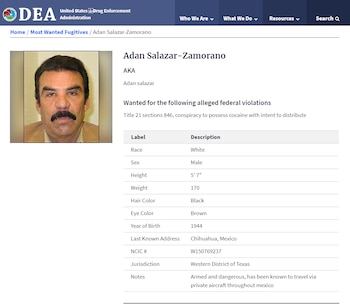 Adán Salazar es requerido por