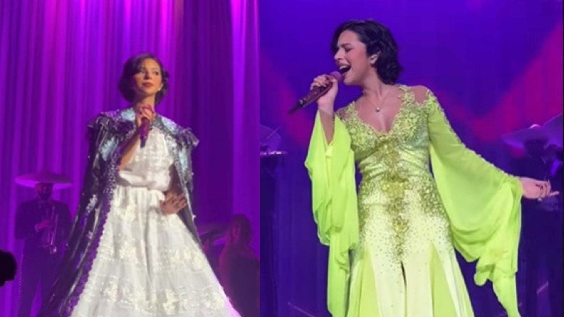 Nodal y Ángela se casaron por el civil en 2024, a tan solo unos meses de que el cantante se rompió con Cazzu, madre de su hija Inti.(Captura de pantalla)