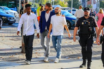 Vinicius Jr a su llegada