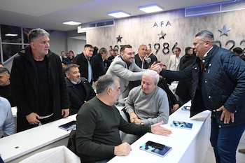 La reunión del Comité Ejecutivo de AFA con Claudio Tapia