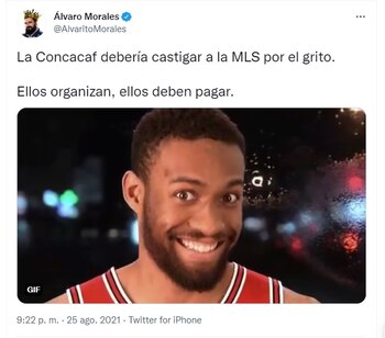 Álvaro Morales habló de la