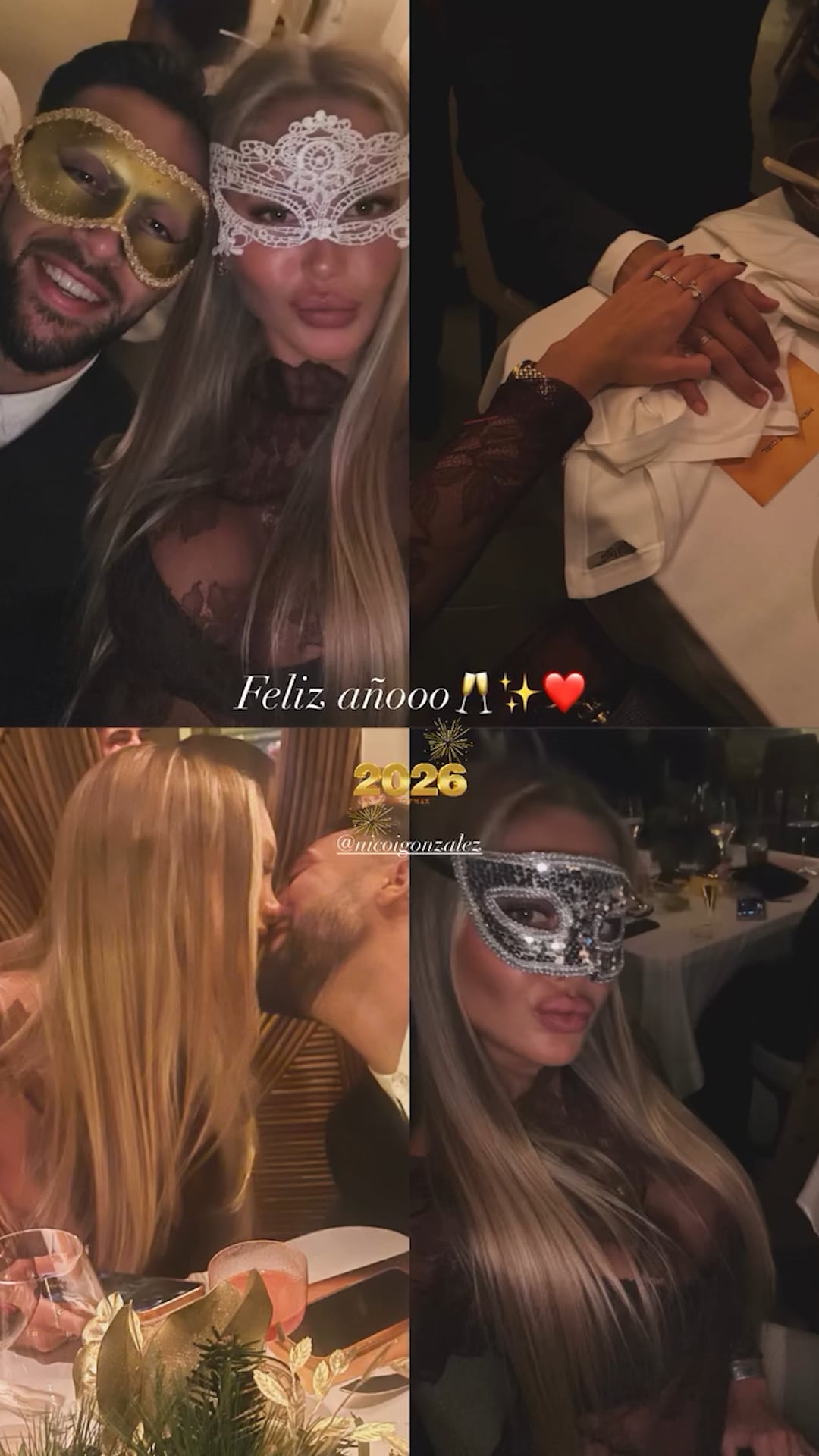 Las fotos que subió Ludmila González junto a Nico González en Año Nuevo que confirman el romance (Instagram)