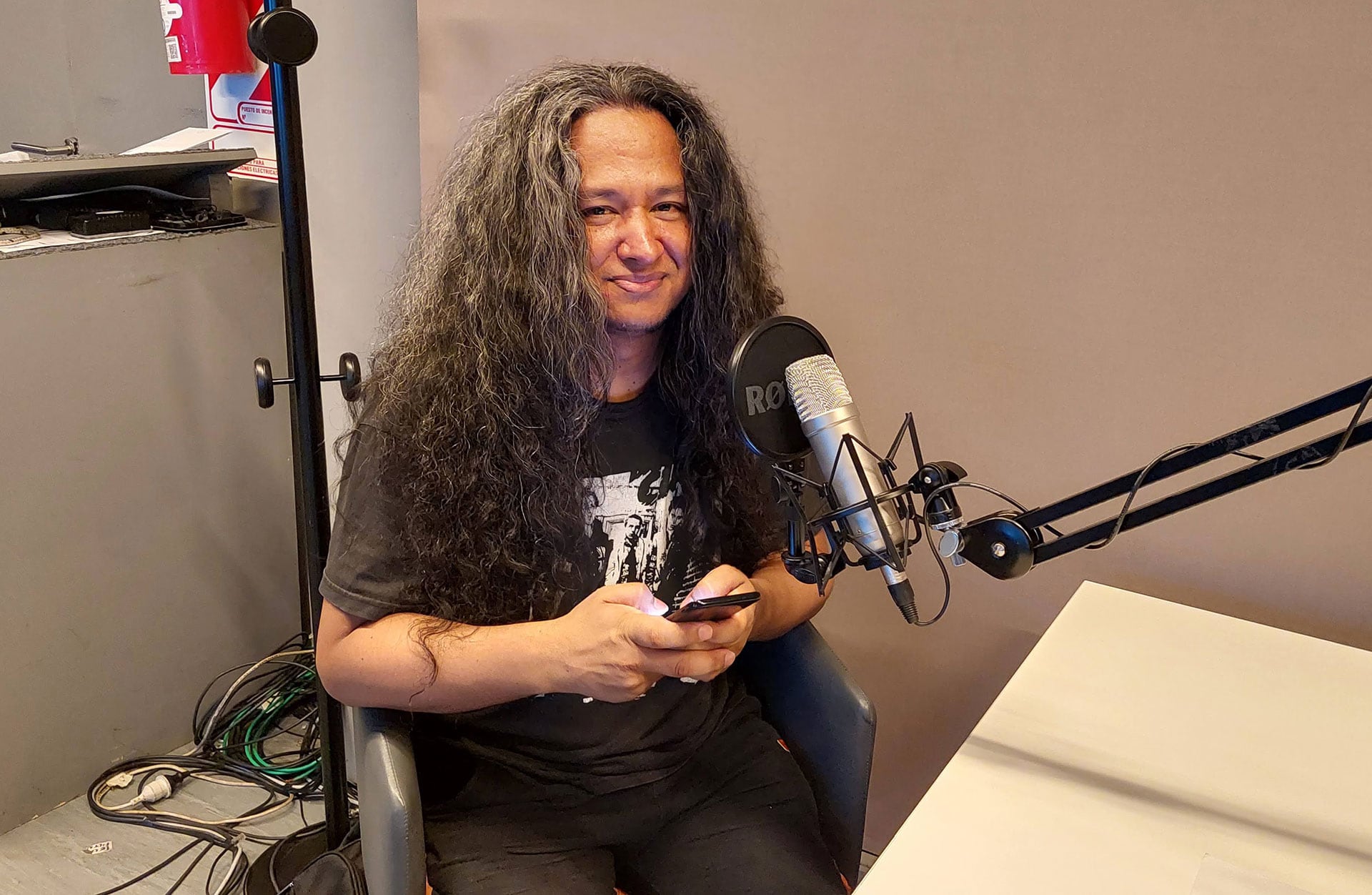 Walter Lezcano, en el estudio de Infobae.