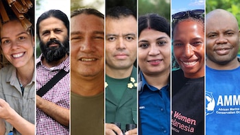 Siete conservacionistas fueron galardonados con