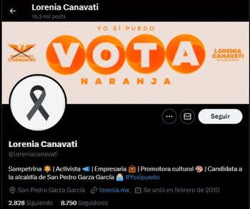 Lorenia Canavati también cambió su