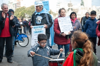 Marcha por la emergencia en Discapacidad - Congreso - 20 de agosto