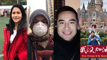 Hay mexicanos que continúan en Wuhan, China (Foto: recopilación Facebook)
