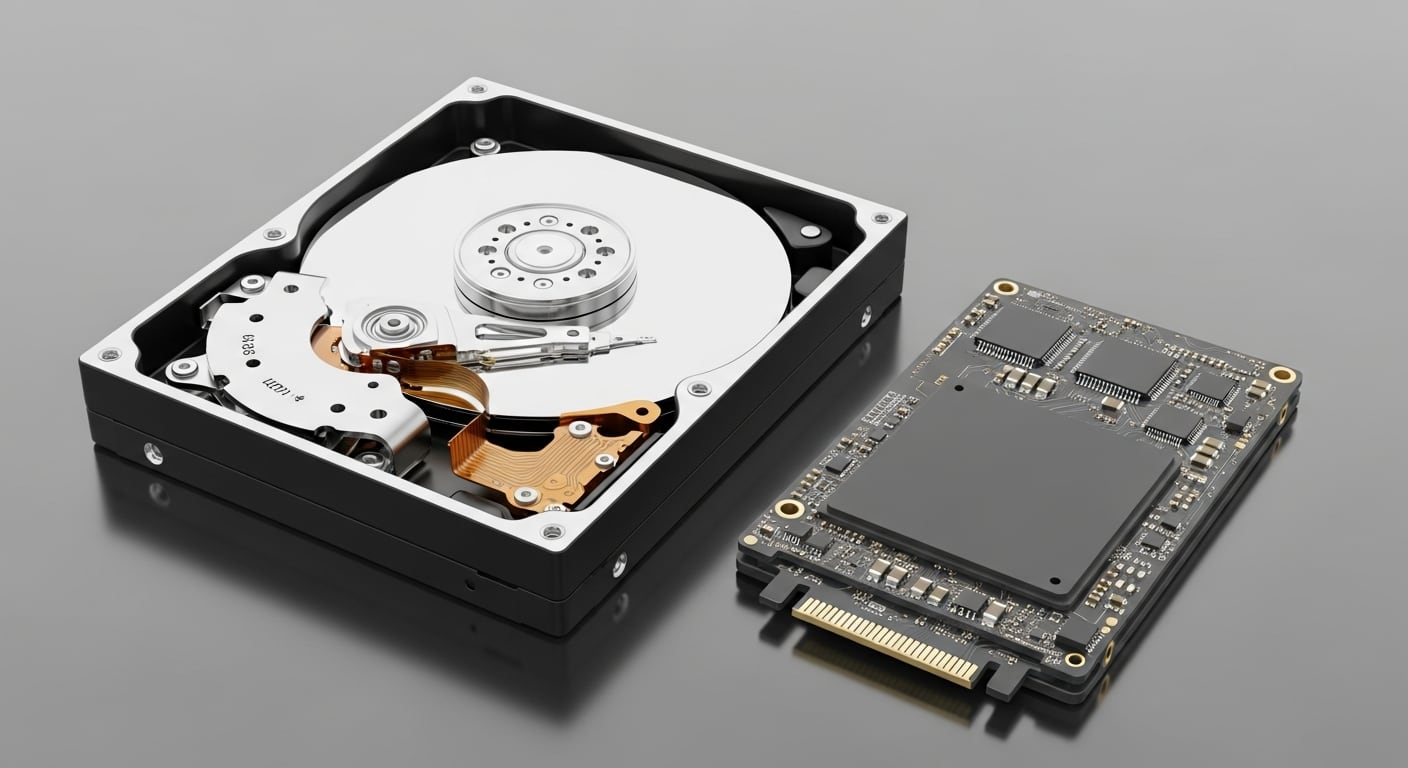 Aunque hay menos probabilidades, los disco duro SSD también pueden sufrir daño si una PC es apagada de manera incorrecta. (Imagen ilustrativa Infobae)