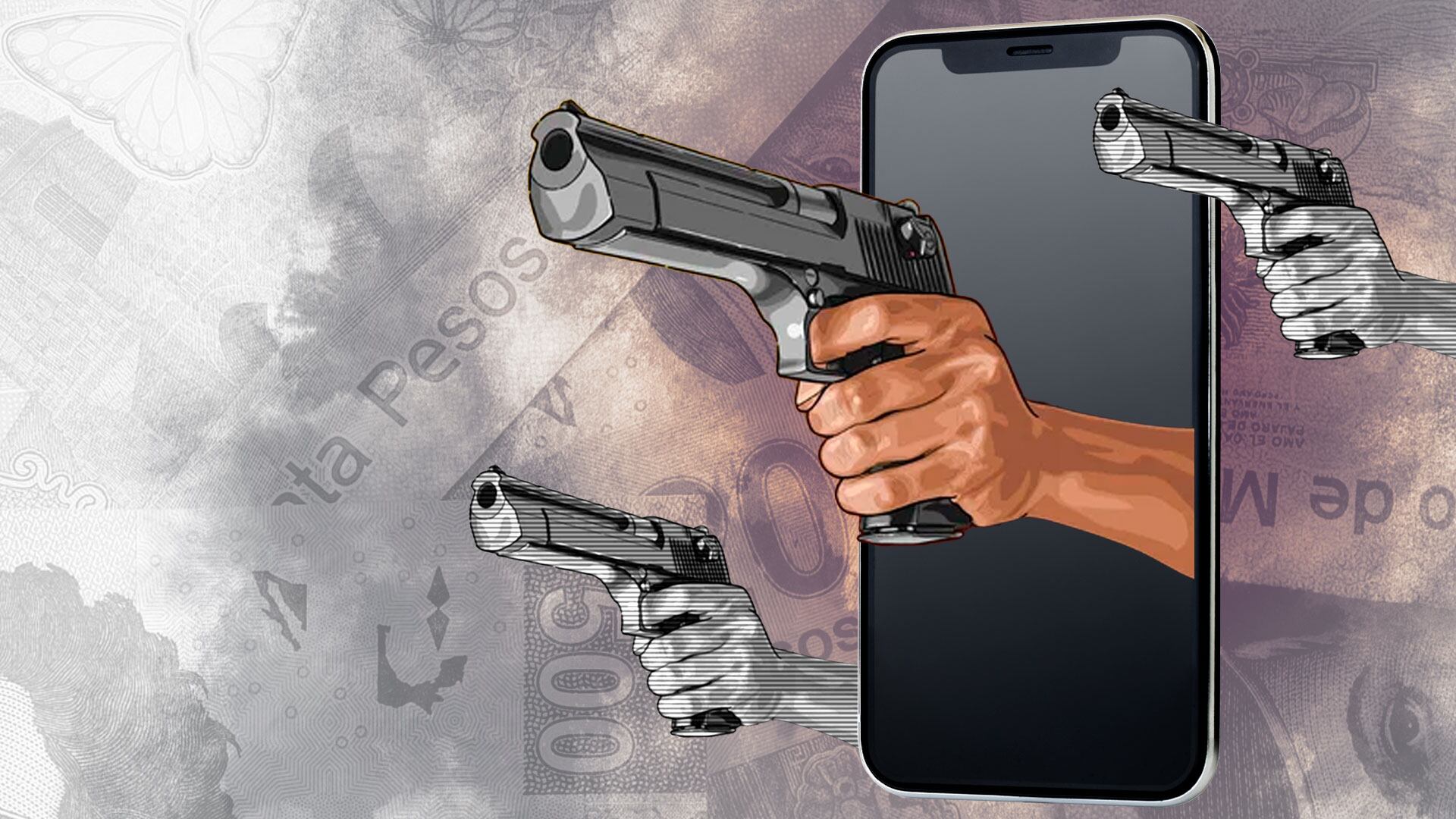 Ocho entidades concentran el 66% de las extorsiones en México. (Infobae)