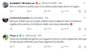 Comentarios tras altercado en articulado en Bogotá - crédito X