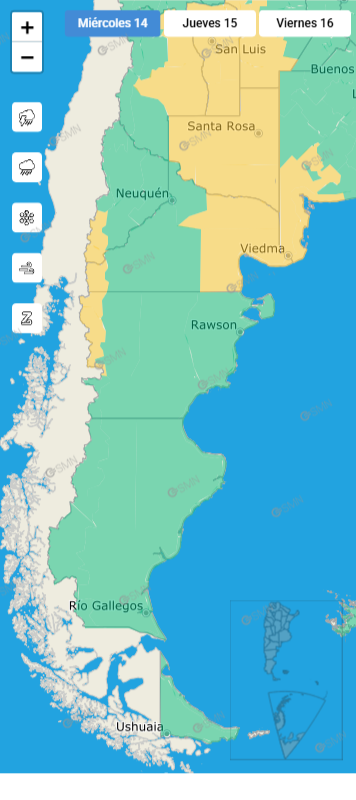 Durante la tarde y últimas horas del miércoles llovió en la zona de los incendios forestales de la Patagonia