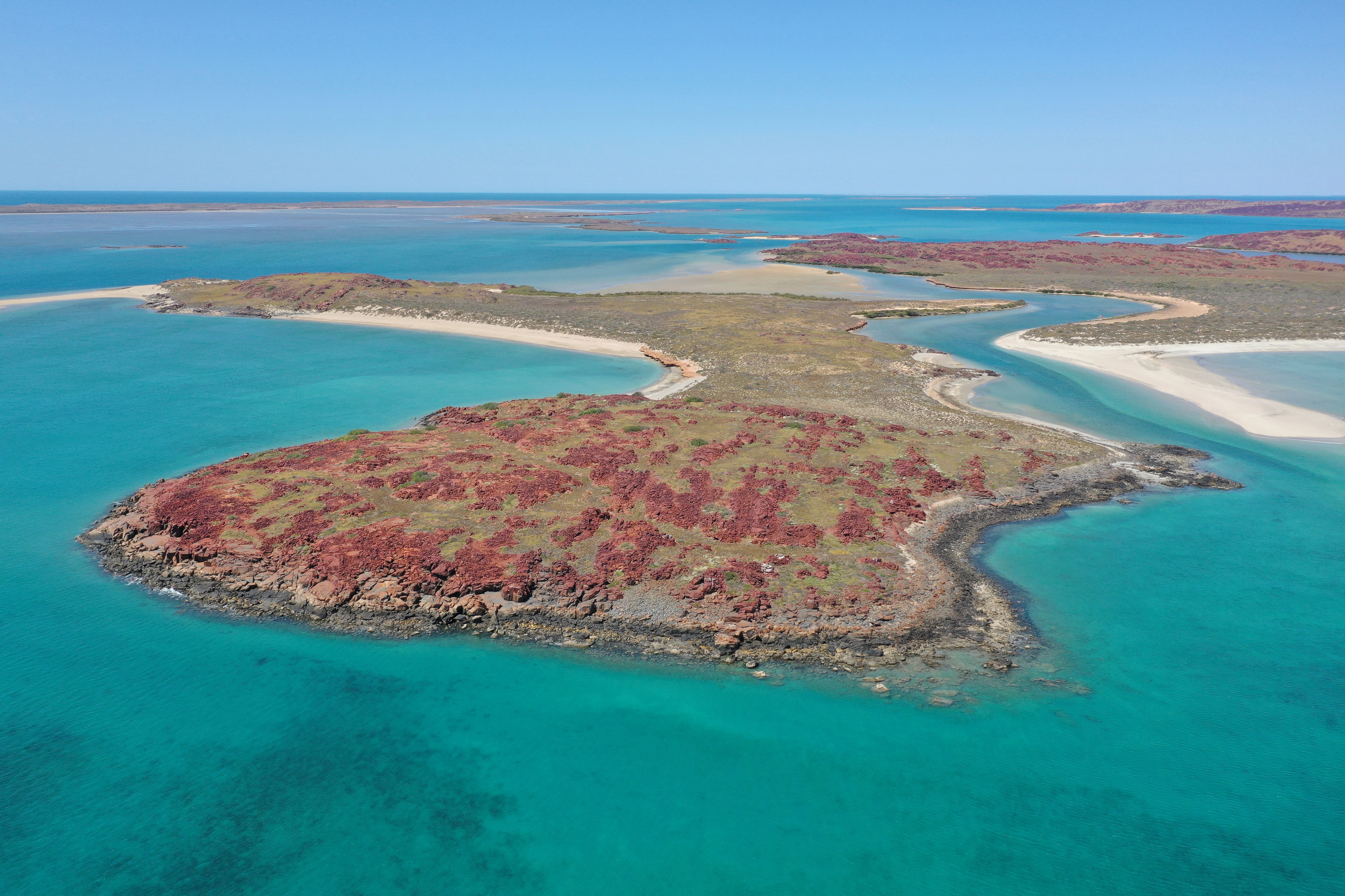 Los arrecifes de las islas Houtman Abrolhos provocaron el naufragio del buque holandés Batavia en 1629 (DHSC Project & Flinders University Maritime Archaeology Program via REUTERS)