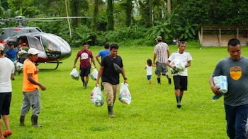 Operativo aéreo llevará ayuda a 475 familias indígenas afectadas por las lluvias en Costa Rica