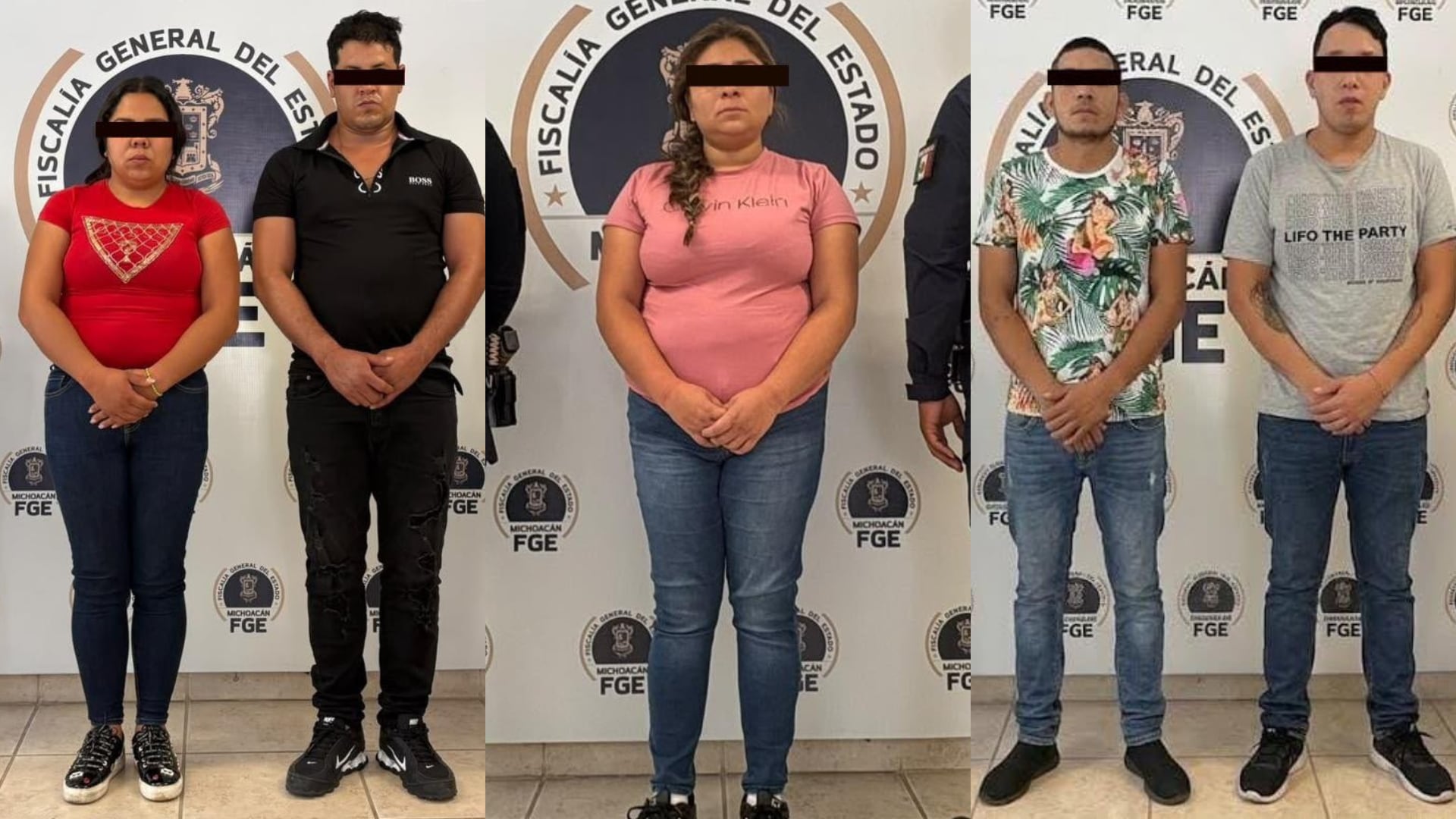 Capturan a cinco personas ligadas a