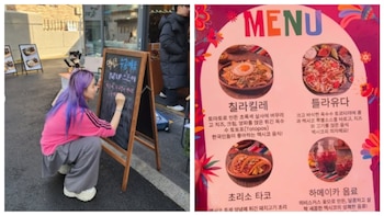 Chingu Amiga vende comida mexicana