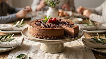 Cheesecake de chocolate sin azúcar: receta fácil y saludable para disfrutar en familia esta Semana Santa