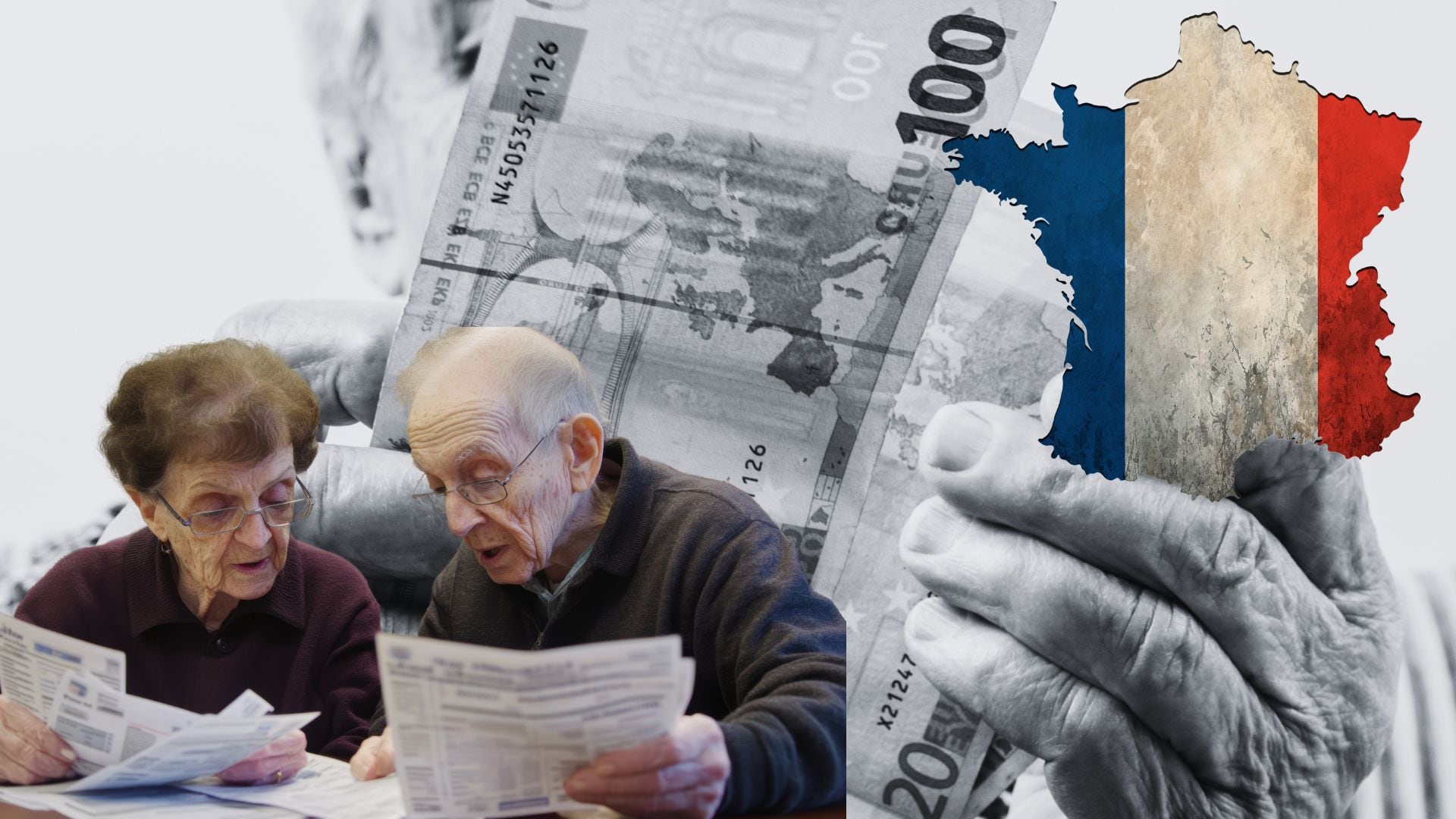 El sistema de pensiones en Francia. (Montaje Infobae)