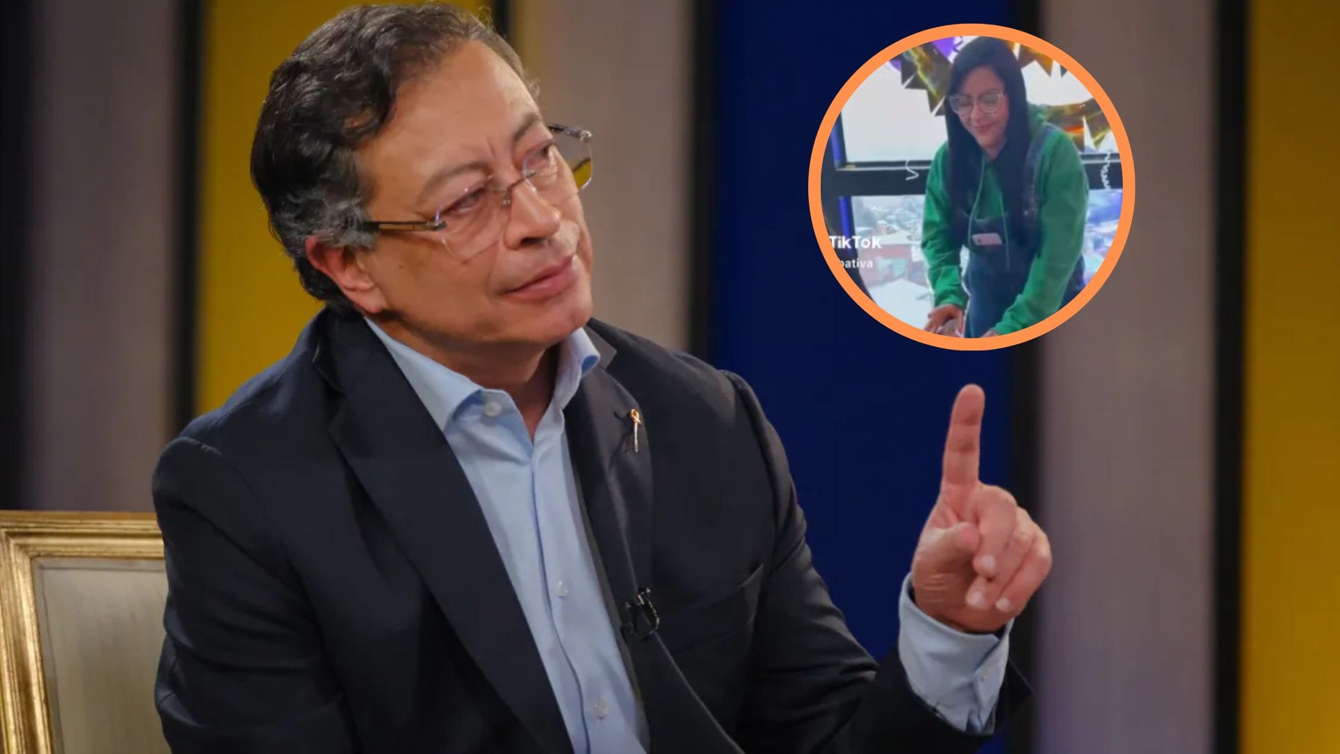 Gustavo Petro agradeció a la mujer y aseguró que el