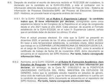 Informe de fiscalización sobre la