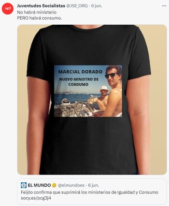 Juventudes Socialistas hace un montaje