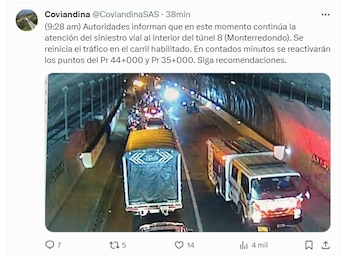 Coviandina informó que todavía no