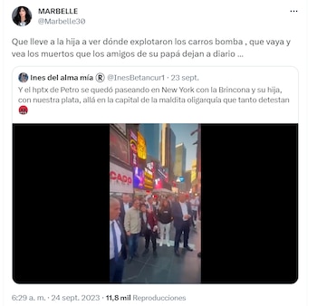 La cantante y actriz criticó