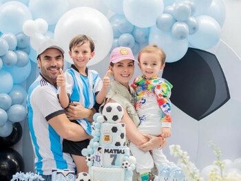 Lincoln Palomeque le respondió a Carolina Cruz con tierna publicación junto a sus hijos - Infobae