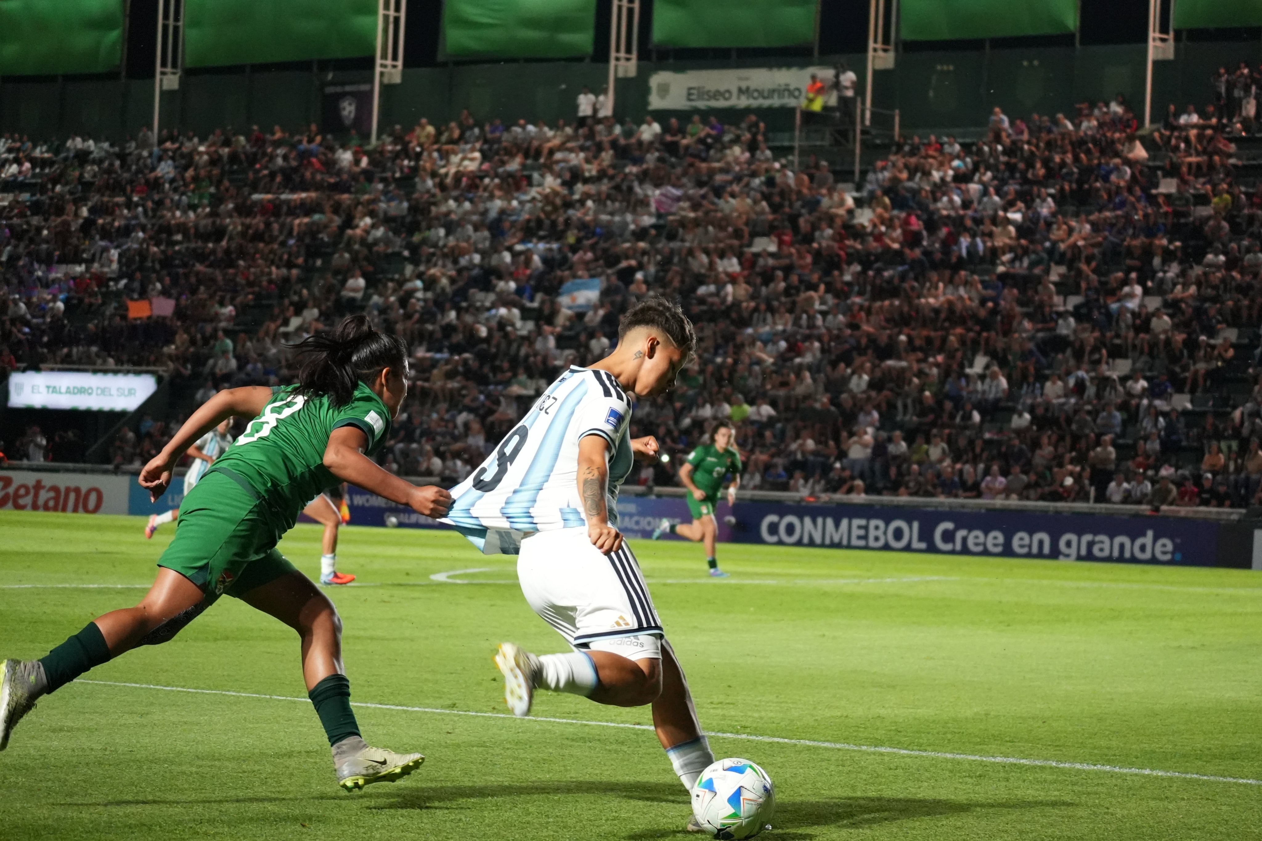 Argentina goleó 8-0 a Bolivia en la Liga de Naciones Femenina Conmebol, sacando a Colombia de los puestos de clasificación directa al mundial - crédito Conmebol