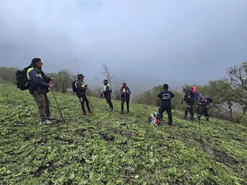 Las patrullas recorren sectores de difícil acceso bajo lluvias, neblina y bajas temperaturas