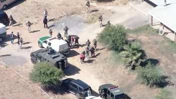 El laboratorio clandestino estaba instalado