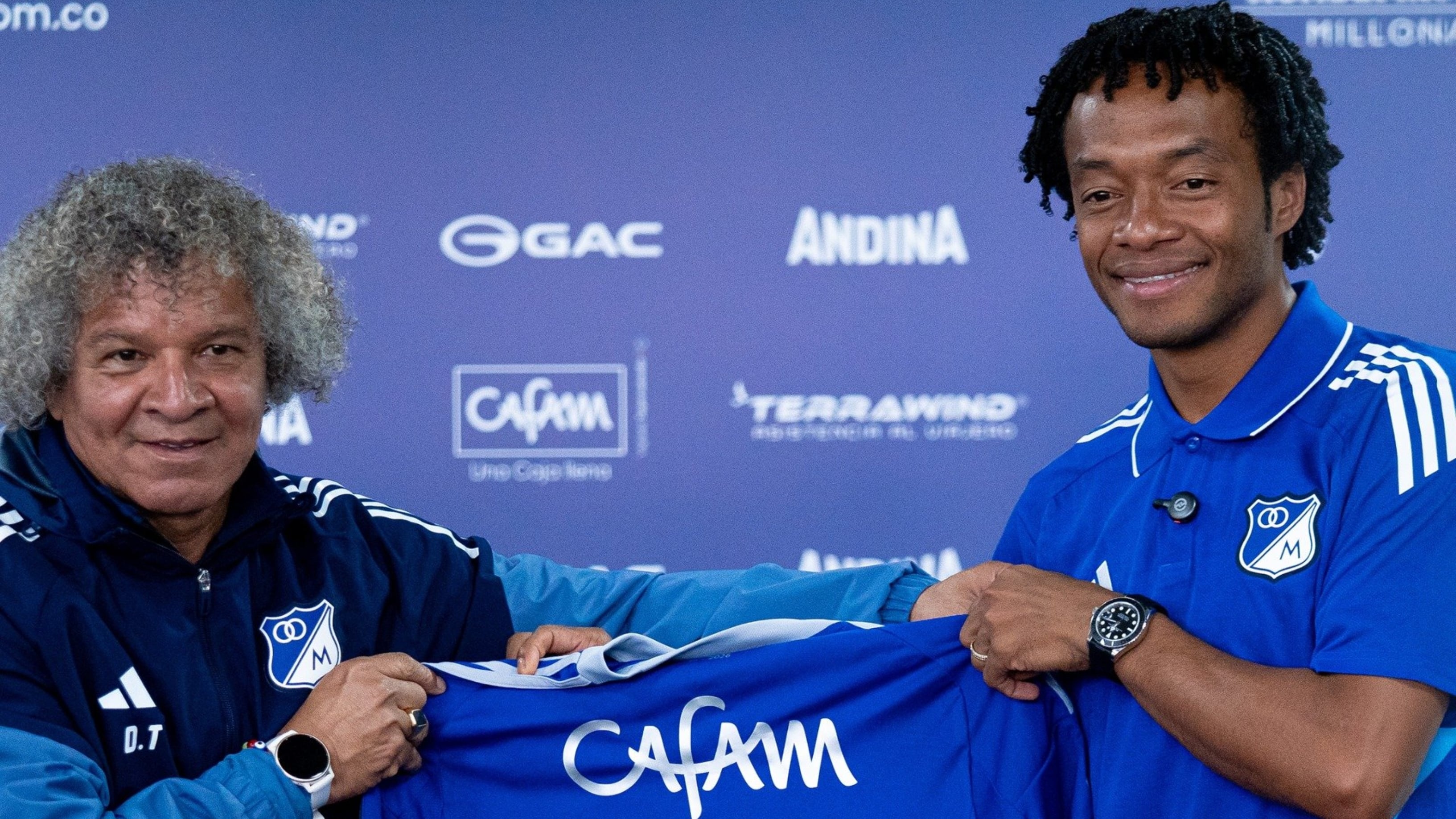 Juan Guillermo Cuadrado jugará con el número 7 en Millonarios - crédito Millonarios FC