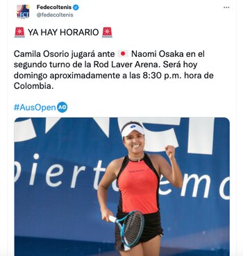 Horario confirmado para el partido