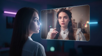 El deepfake permite simular que