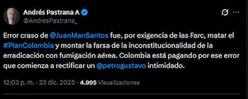 El exmandatario sostuvo que las