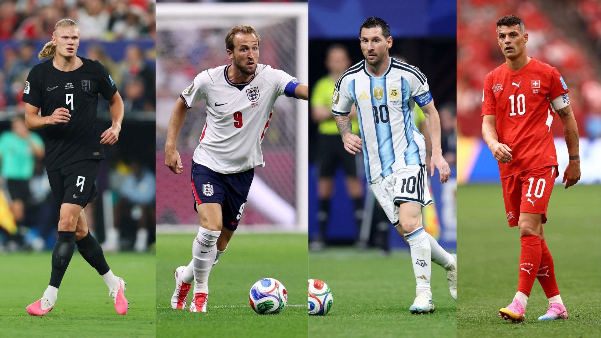 Noruega-Inglaterra y Argentina-Suiza (Composición Infobae)