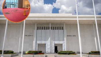 Una parte del techo del Kennedy Center se cayó por las lluvias y la institución insiste en cerrar para remodelar