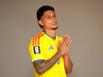 Richard Ríos es duda para el partido de debut de la selección Colombia por el buen nivel de Gustavo Puerta en los partidos amistosos previos - crédito FCF