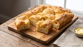 Receta de pan montaña rusa, rápida y fácil