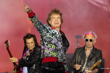 Mick Jagger, Ronnie Wood y