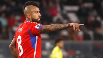 Arturo Vidal lleva 34 goles anotados con Chile. - Crédito: Photosport