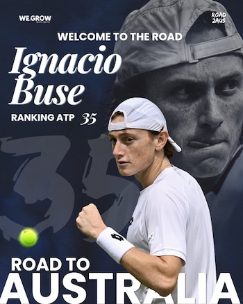 Ignacio Buse disputará el Road to Australia en Buenos Aires.