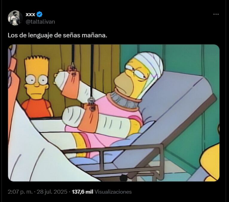 Más de un usuario sintió compasión con el trabajo de la mujer encargada del lenguaje de señas durante la transmisión - crédito X