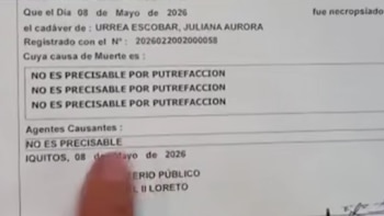 Misteriosa muerte en Iquitos: hallan a mujer sin vida y a su esposo agonizando bajo la cama. (Foto: Captura video/ATV)