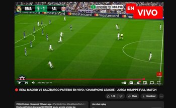 Un partido del Real Madrid