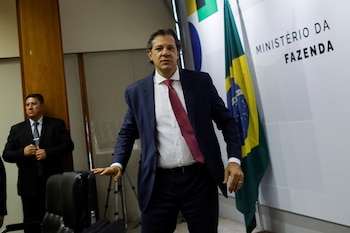 Fernando Haddad, ministro de Economía de Brasil (REUTERS/Adriano Machado)