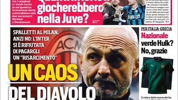 Corriere dello Sport, Italia, martes