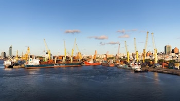 Imagen del Puerto de Montevideo.