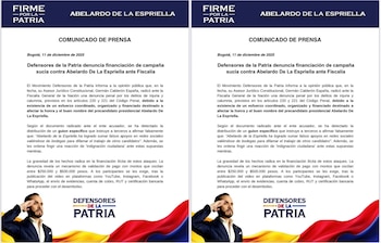 La denuncia señala que se