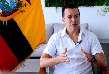 El presidente de Ecuador, Daniel